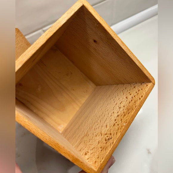 Rooster vintage nesting wooden canisters kitchen flour sugar coffee & tea - Picture 15 of 16